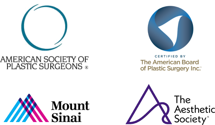 American Society of Plastic Surgeons, The American Board of Plastic Surgery Inc., Mount Sinai, and The Aesthetic Society