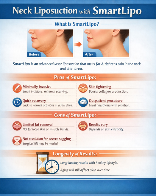 SmartLipo Neck Liposuction or Mini Neck Lift Surgery by Dr Thomas Sterry