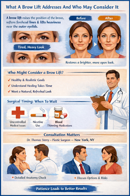 How To Reduce Bruising And Swelling After Brow Lift by Dr Thomas Sterry
