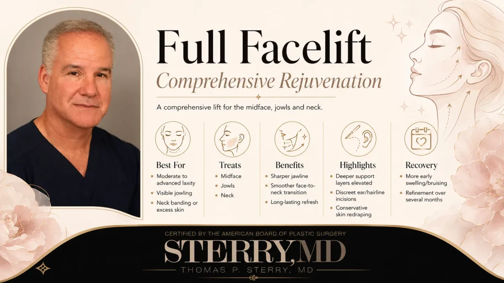 Full Facelift - Comprehensive Rejuvenation by Dr Thomas Sterry