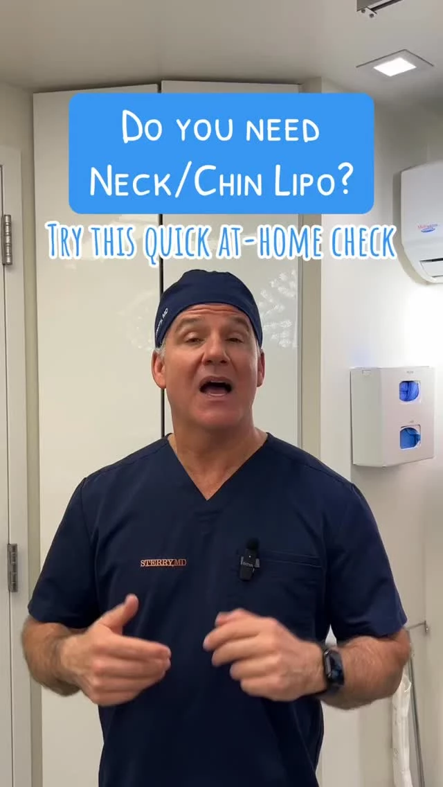 Wondering if you might be a candidate for neck/chin lipo? There’s a quick at-home check that might reveal more than you think😯 
Subtle signs can say a lot—book a consult to get the full picture!!‼️
 
#lipo #necklipo #chinlipo #liposuction #athometest #drsterry #athome #plasticsurgery #plasticsurgerynyc