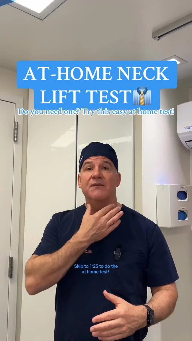 Try this at-home test! 🪞
Wondering if you need a neck lift or just neck liposuction? Here’s a quick way to tell from home. This simple trick can help you figure out which procedure might be right for you—no filter, just facts!😊
#drsterry #plasticsurgery #necklift #necklipo #athometest #surgerytiktok #liposuction
