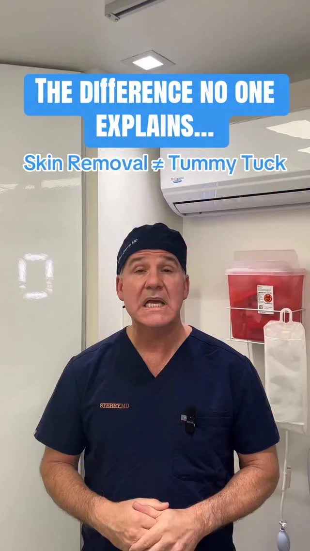 Skin removal and a tummy tuck are often confused—but they do completely different things.

Skin removal targets loose, excess skin.
A tummy tuck goes deeper—tightening the abdominal muscles AND removing skin to create a flatter, more sculpted result.

If your concern is just skin, removal may be enough.
But if there’s muscle separation, that’s where the real transformation happens.

It’s not about doing more—it’s about doing what’s right for your anatomy! 
#nycplasticsurgeon #drsterry #tummytuck #skinremoval